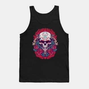 sugar skull on fair Tank Top